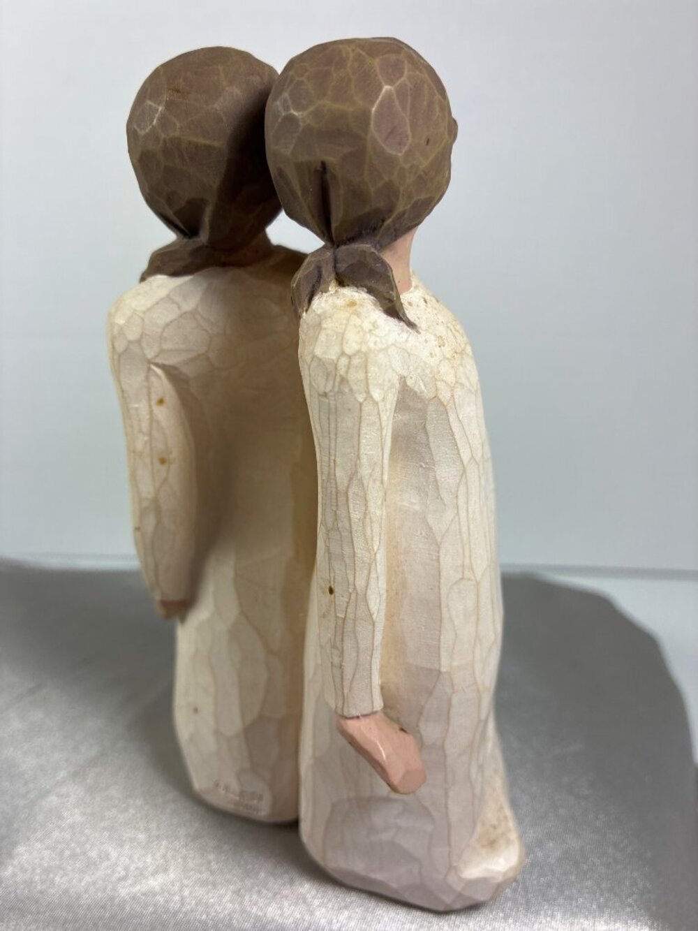 Willow Tree Two Alike Figurine 2004 Susan Lordi Demdaco 5" Sisters Friends No Bo - Picture 6 of 10